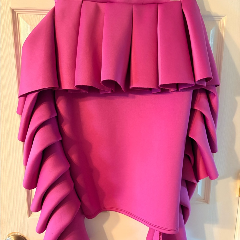 Purple Ruffled Skirt
